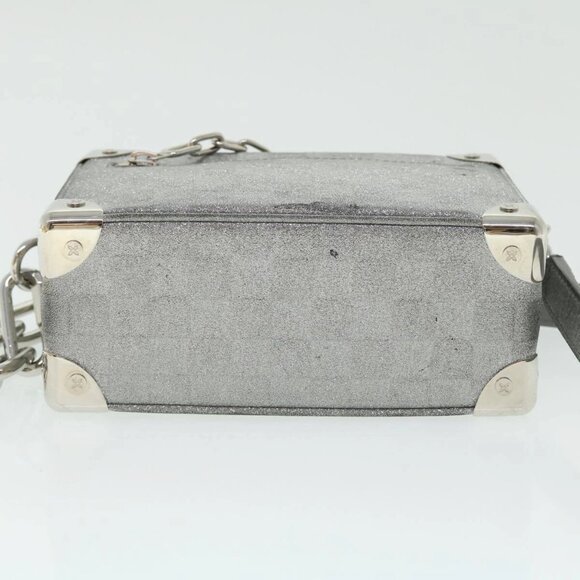 LOUIS VUITTON Damier Glitter Mini Soft Trunk Bag Silver - Picture 6 of 15
